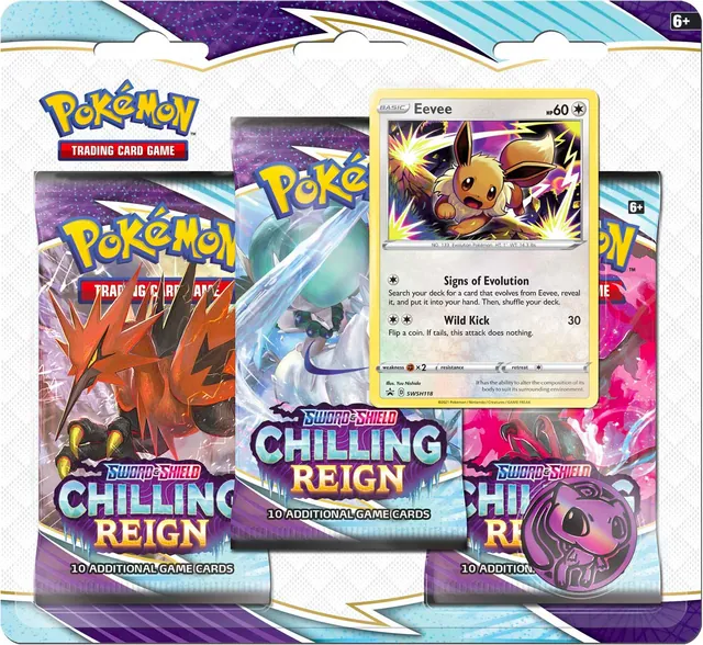 Eevee 3-Pack Blister