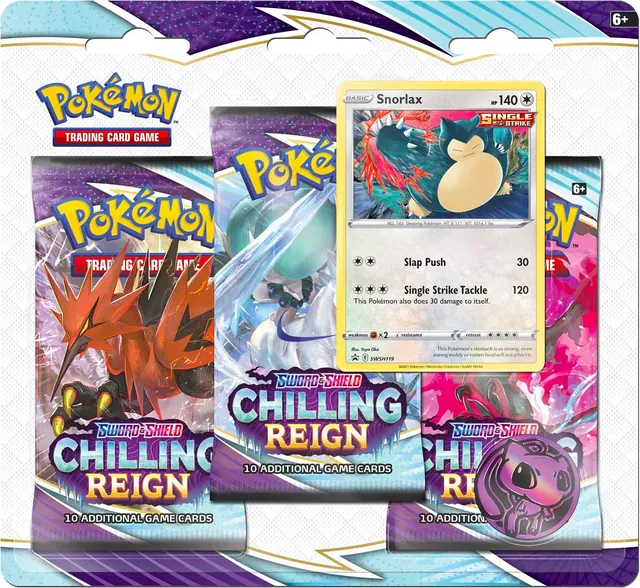 Snorlax 3-Pack Blister