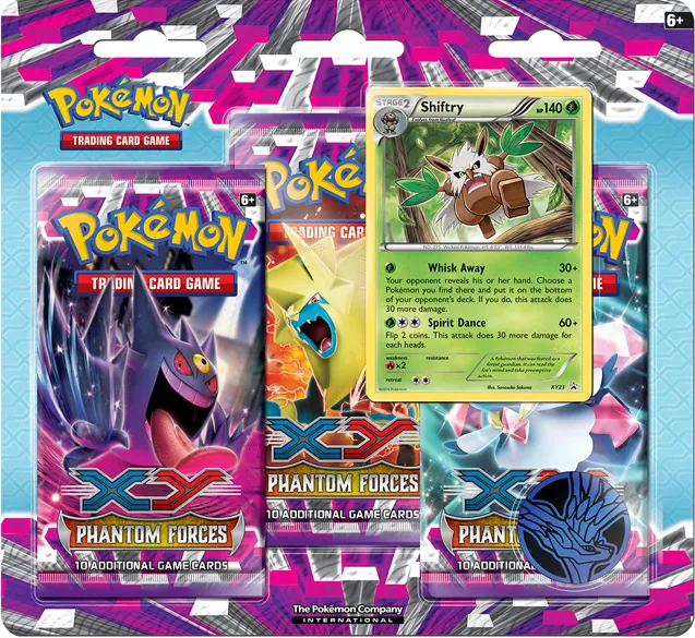 Shiftry Three Pack Blister
