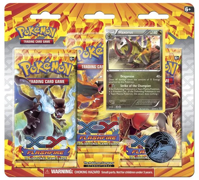 Three Pack Blister (Haxorus)