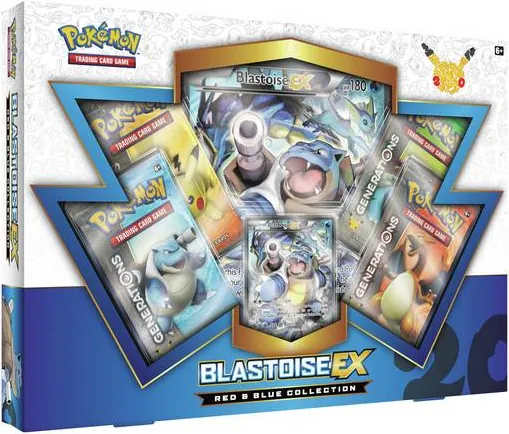 Blastoise-EX Red & Blue Collection (European version)