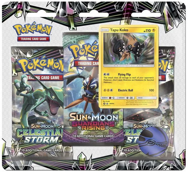 Three Pack Blister (Tapu Koko)