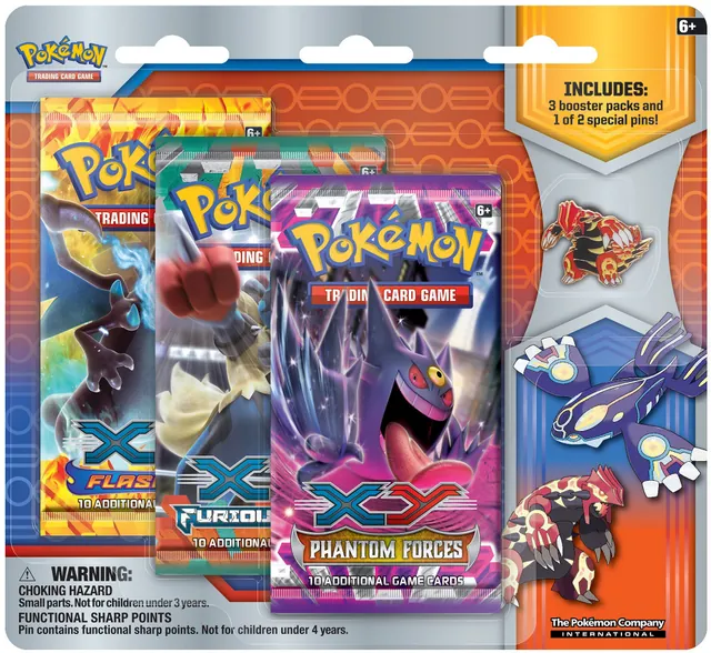 Primal Reversion Collector's Pin Three Pack Blister (Primal Groudon)