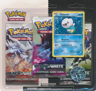 Oshawott Three Pack Blister