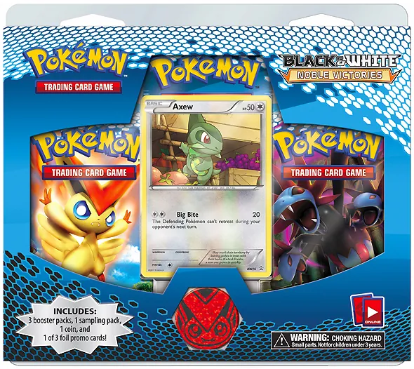 Axew Three Pack Blister