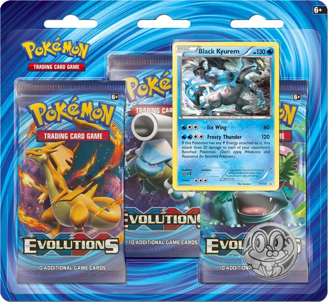 Three Pack Blister (Black Kyurem)