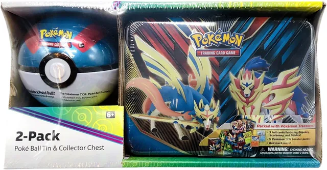 Poké Ball Tin & Collector Chest 2-Pack