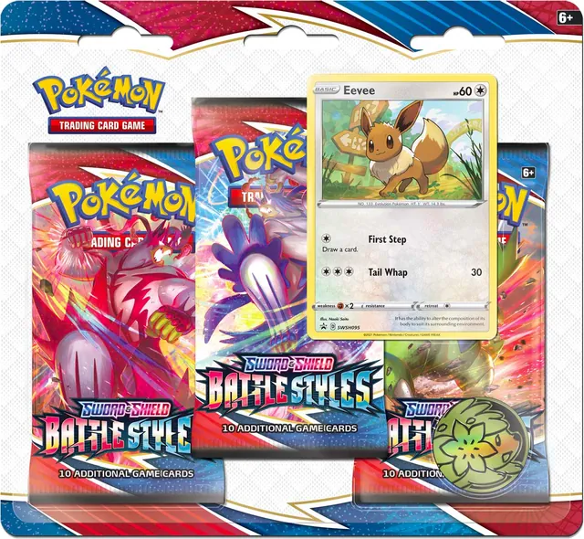 Eevee Three Pack Blister