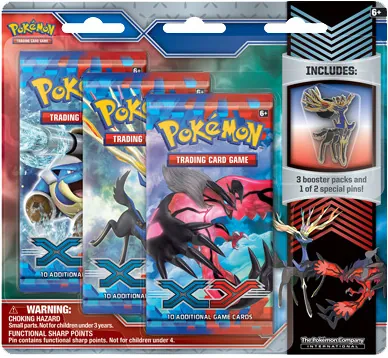 Collector Pin Three Pack Blisters