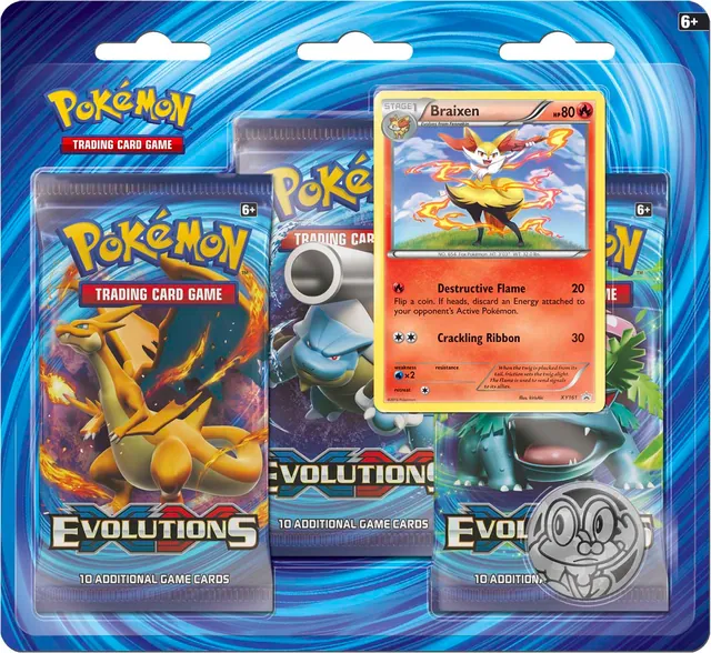 Three Pack Blister (Braixen)