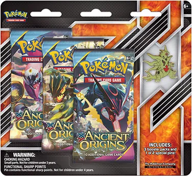 Mega Evolution Collector's Pin Three Pack Blister (Tyranitar)