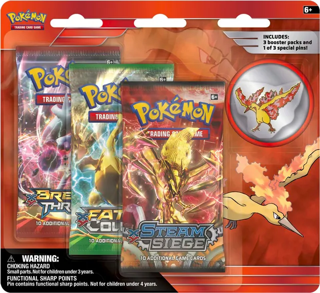Legendary Birds Collector's Pin Three Pack Blister (Moltres)