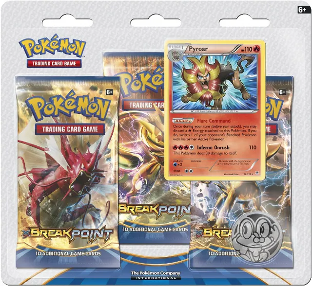 Pyroar Three Pack Blister