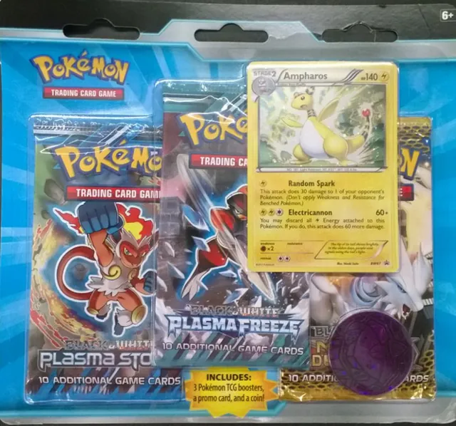 Ampharos Three Pack Blister