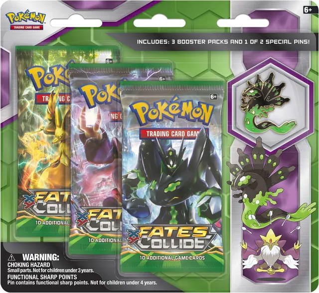 Zygarde Three Pack Pin Blister