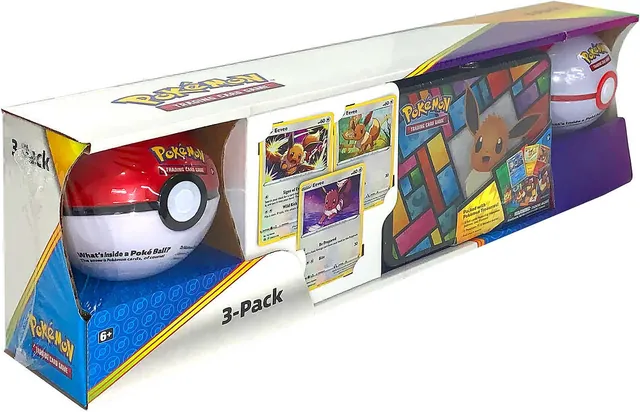 Poké Ball Tin & Collector Chest 3-Pack
