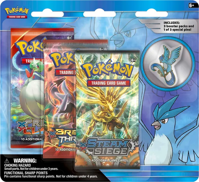 Legendary Birds Collector's Pin Three Pack Blister (Articuno)