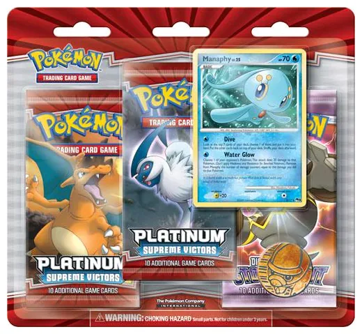 Manaphy Three Pack Blister