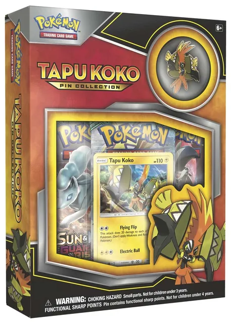 Tapu Koko Pin Collection