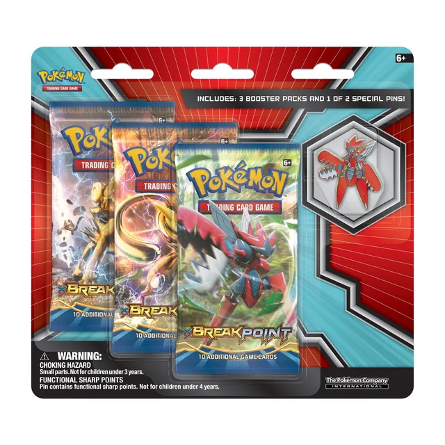 Mega Scizor Three Pack Pin Blister