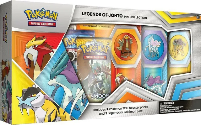 Legends of Johto Pin Collection