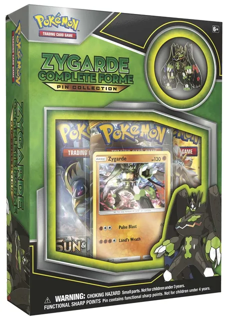 Zygarde Complete Forme Pin Collection