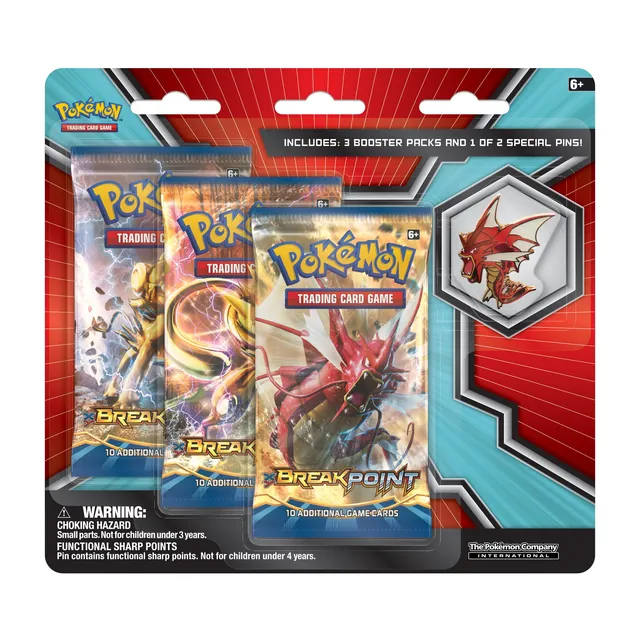 Shiny Mega Gyarados Three Pack Pin Blister
